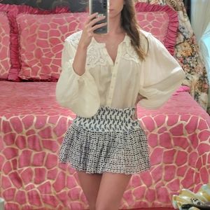 Loveshackfancy Maiden Top 100% Silk